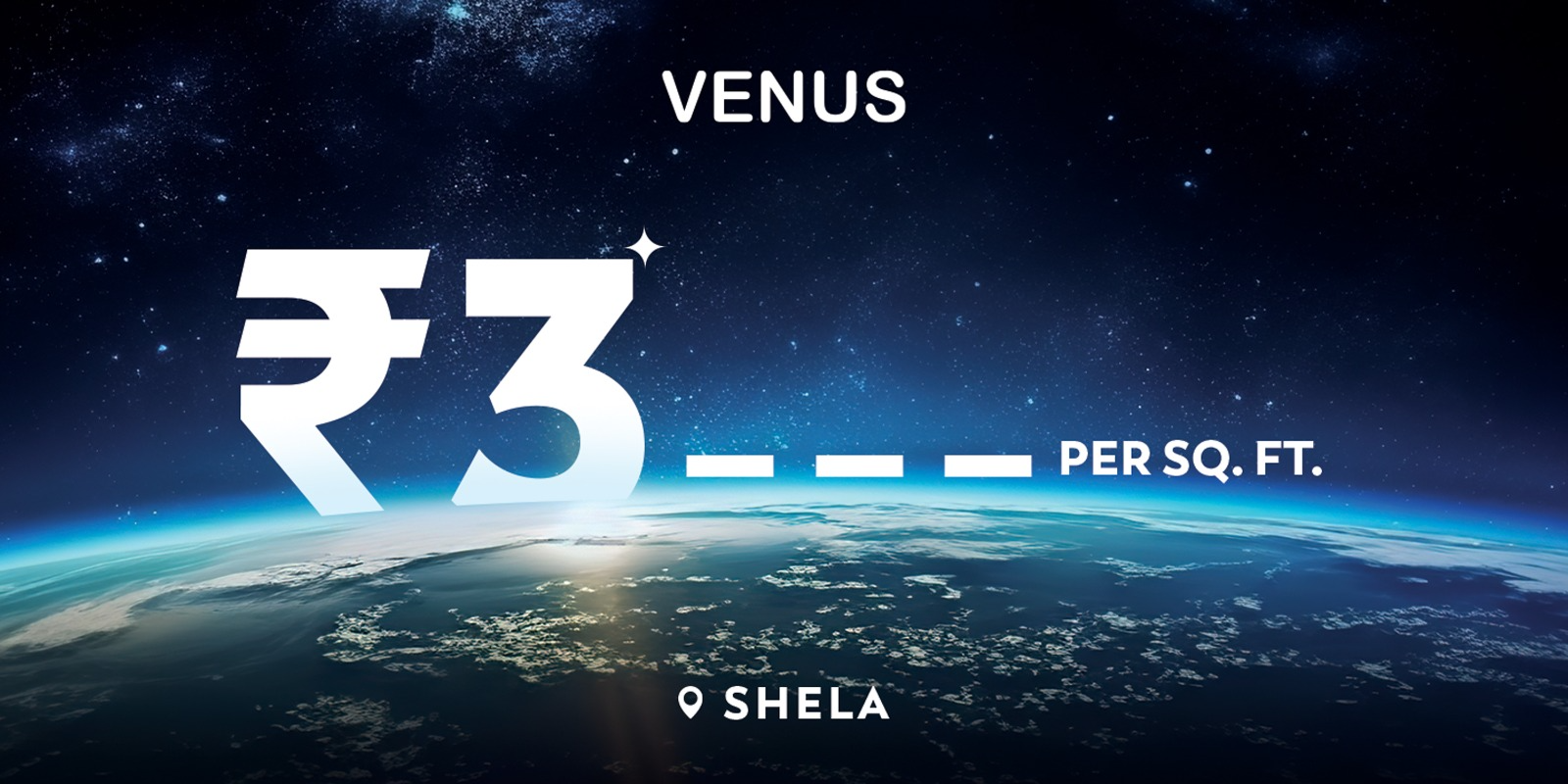 Venus Developers Venus — ₹3___ per sq. ft., Shela by Because