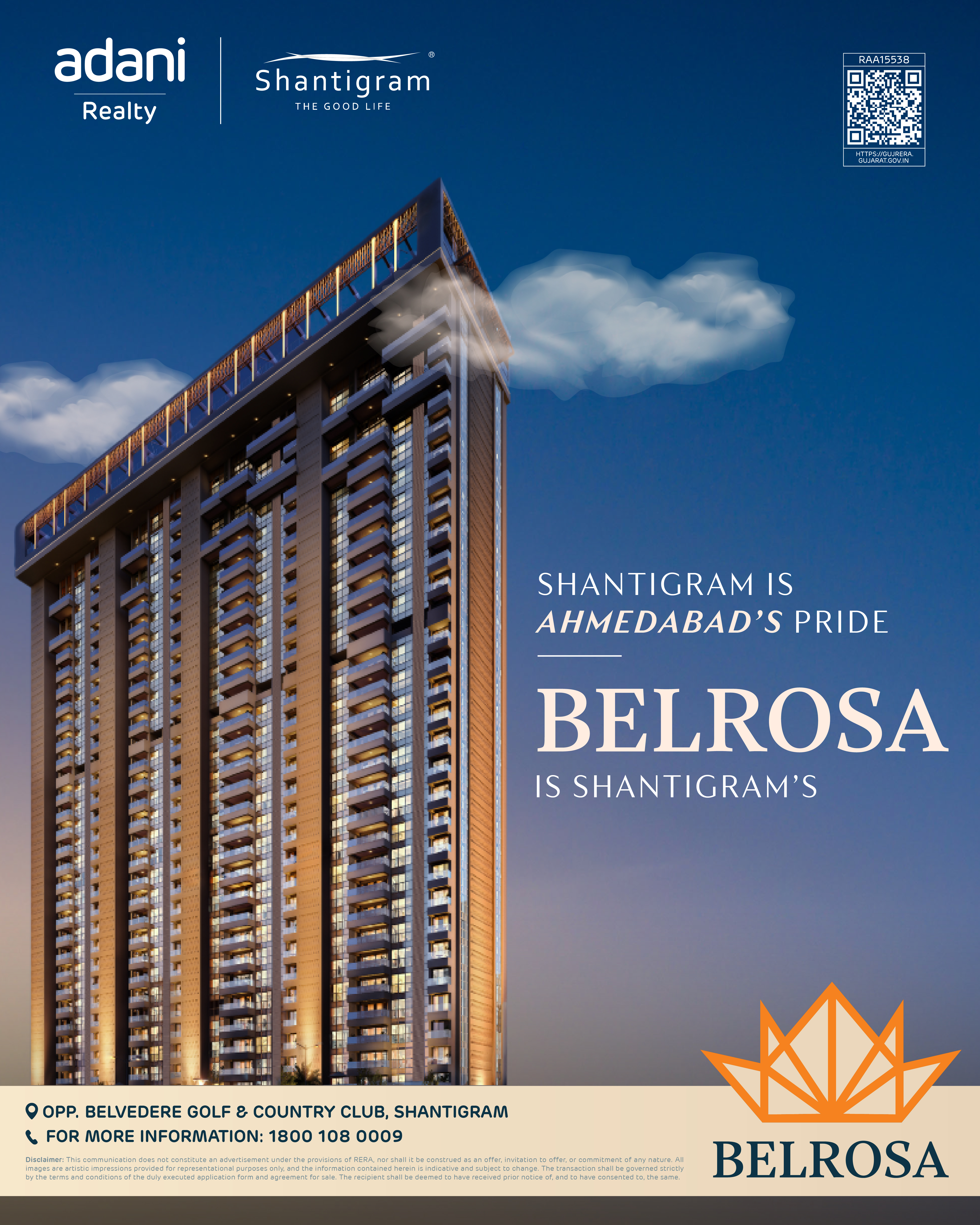 Adani Realty Belrosa — Digital Ad by Because